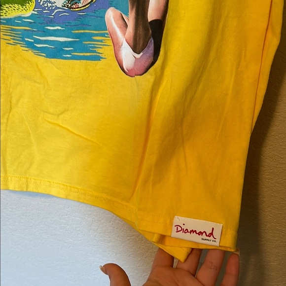 Diamond Supply Co. Graphic Yellow T Shirt - Picture 5 of 7